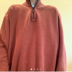 burnt orange sweater